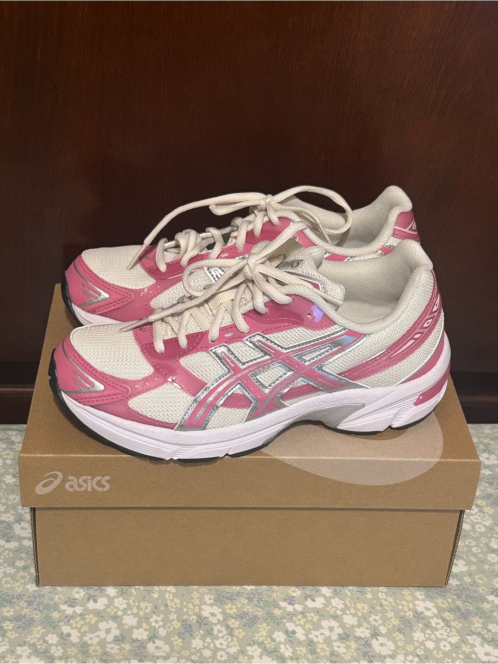 ASICS Women's GEL-1130 in Cream/Pinkcloud